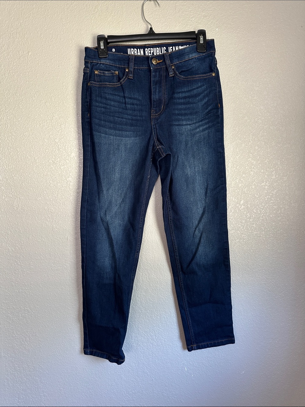 Urban Republic Jeans Slim Straight Dark Wash Denim Jeans